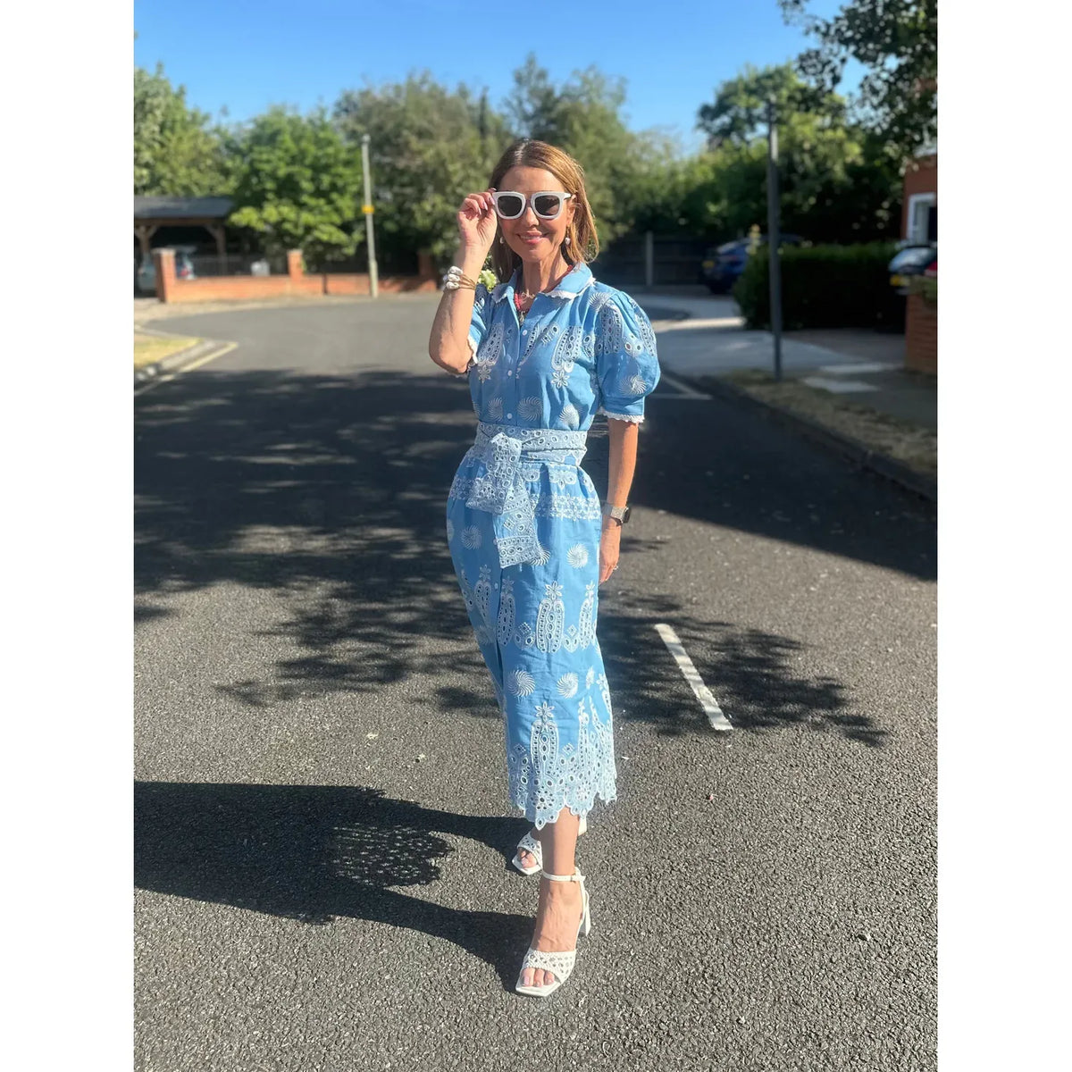 New Day Originals 'SANI' PETITE MIDI SHIRT DRESS