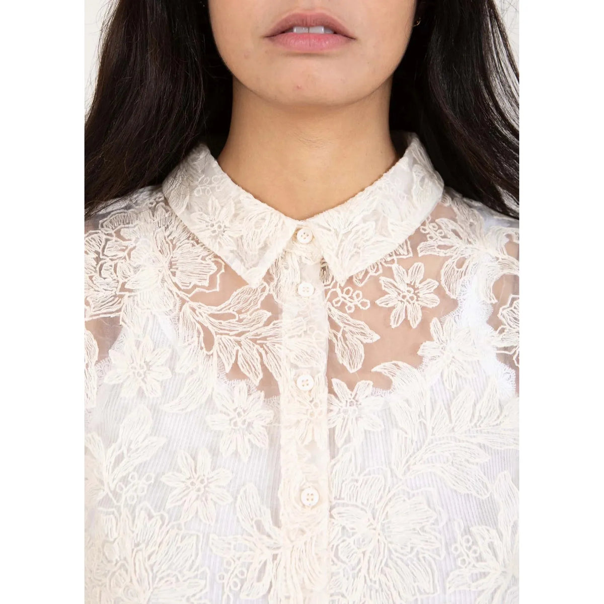 Coster Copenhagen - CC Heart Sofia Turtleneck Bluse i Sort