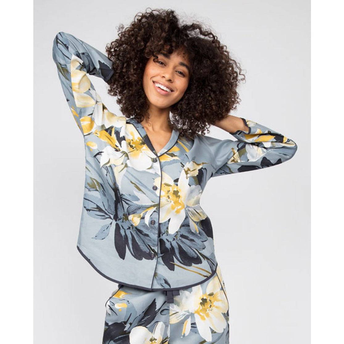 Ellie Cyberjammies Print – Rachel Floral Pyjamas and Pyjama Ladies Top Bea -