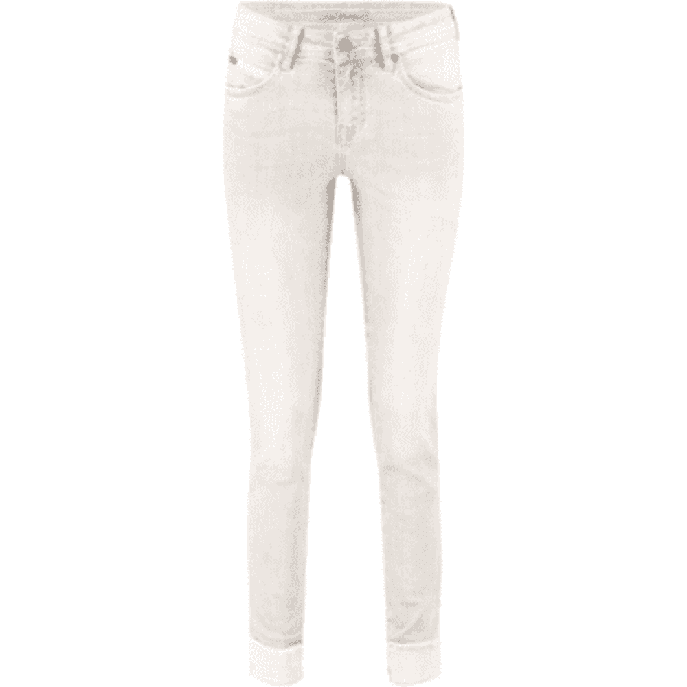 Red Button Ladies Jeans Lulu Turnup Coloured White Denim Ellie