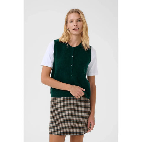Part Two Ladies Pimira Waistcoat - Sea Moss