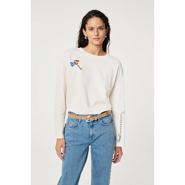 Fabienne Chapot Ladies Phileine T-shirt - Cosy White