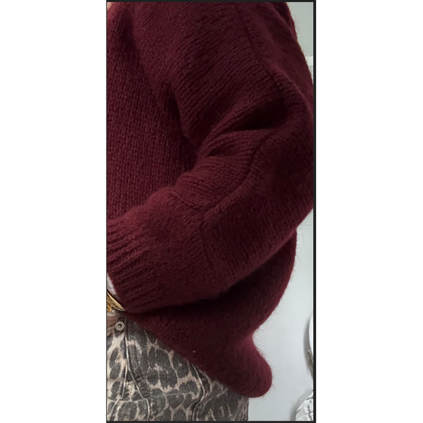 Ellie and Bea Ladies Mohair V-Neck Sweater (multiple colours available)