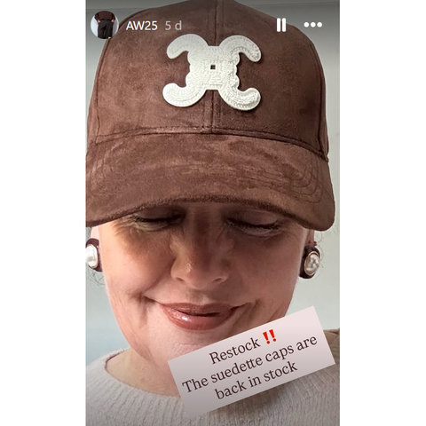 Ellie and Bea Ladies Nicky faux suede cap