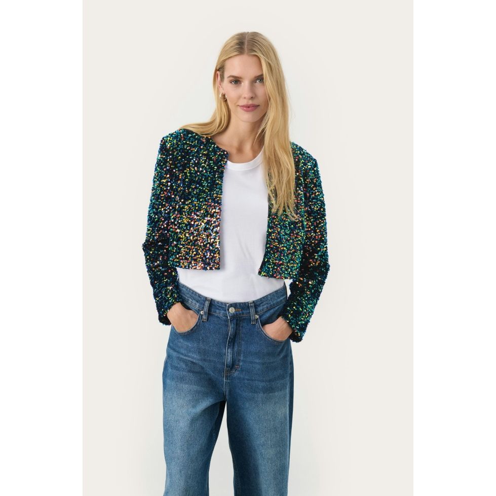 Part Two Marta Multi-Colour Sequin Jacket