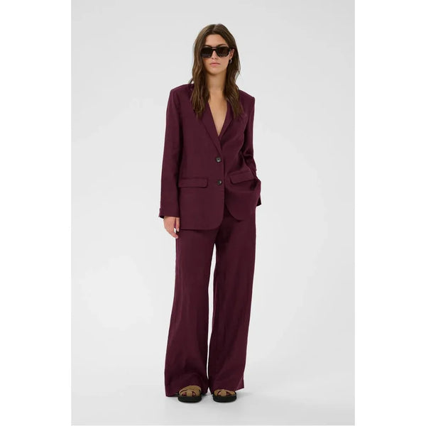 Part Two Ladies Nyan Linen Blazer - Fig