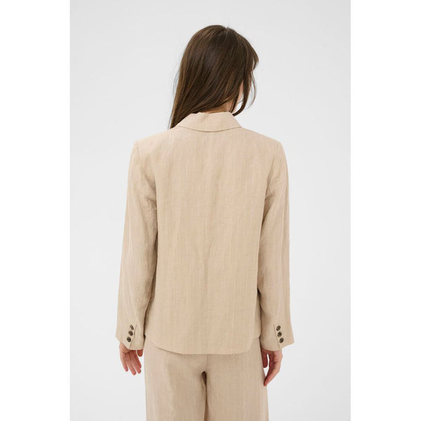 Part Two Ladies AlitaPW Jacket - Neutral Pinstripe