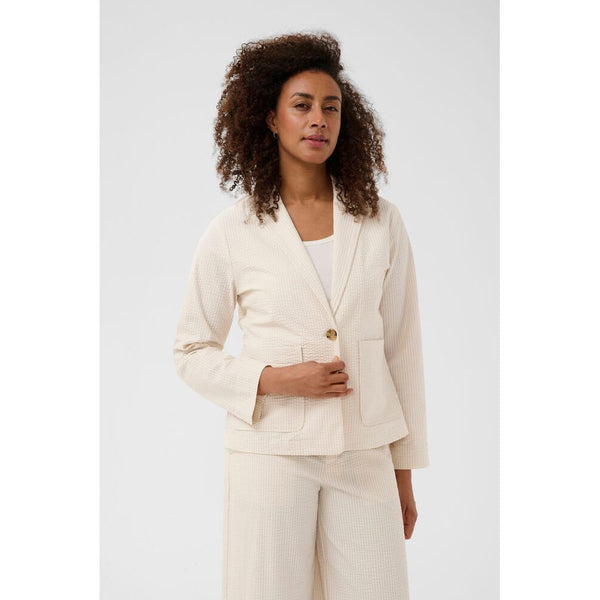Part Two Ladies BriddiPW Jacket -  Whisper White Stripe