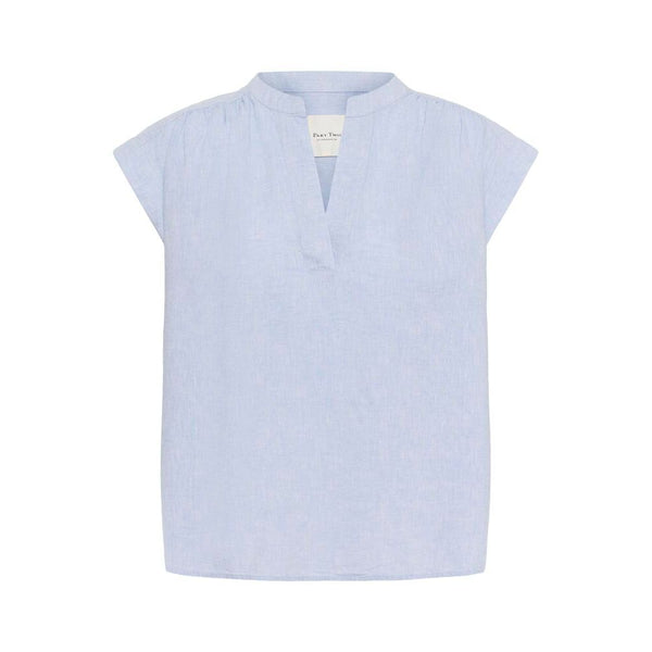 Part Two Ladies Bettina Blouse - Light Blue Chambray