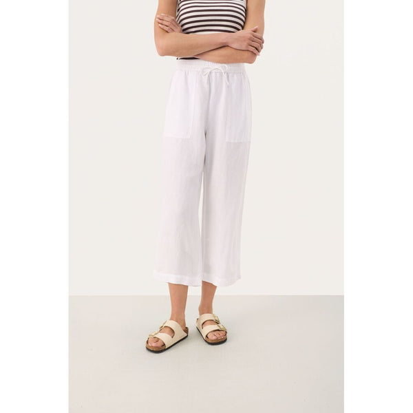 Part Two Ladies Eniolas Pants - Bright White