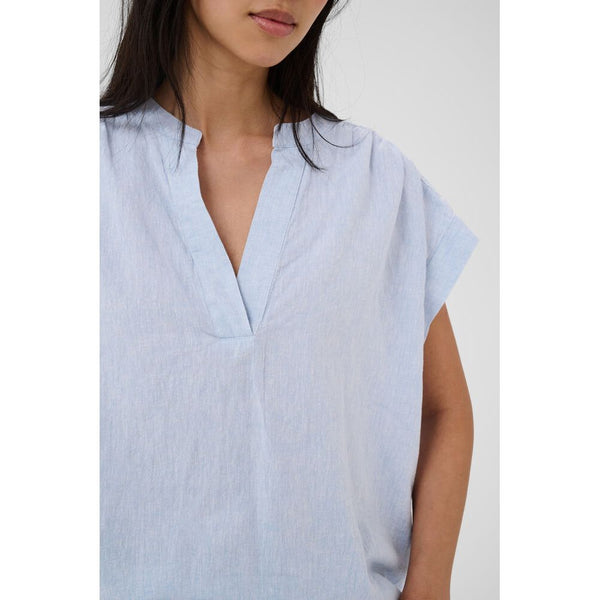 Part Two Ladies Bettina Blouse - Light Blue Chambray