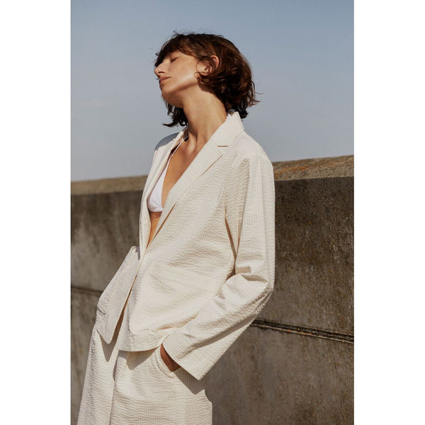 Part Two Ladies BriddiPW Jacket -  Whisper White Stripe