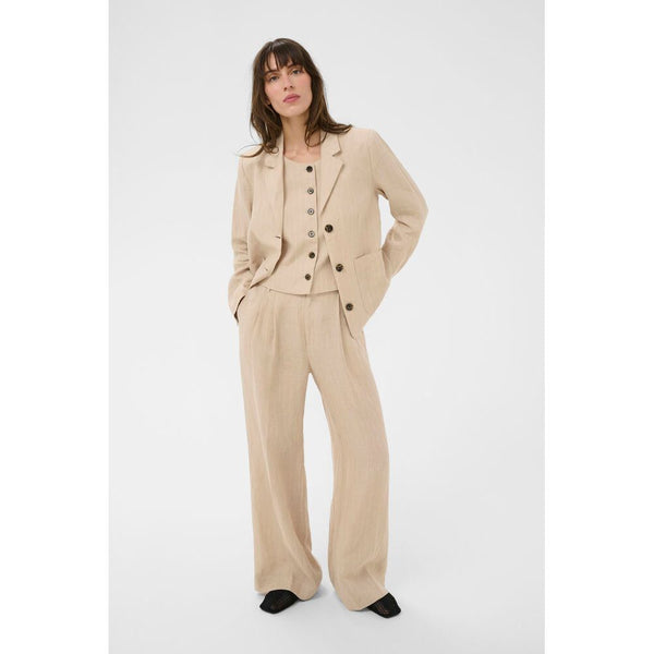 Part Two Ladies AlitaPW Jacket - Neutral Pinstripe