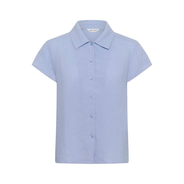 Part Two Ladies Ritte Shirt - Brunnera Blue