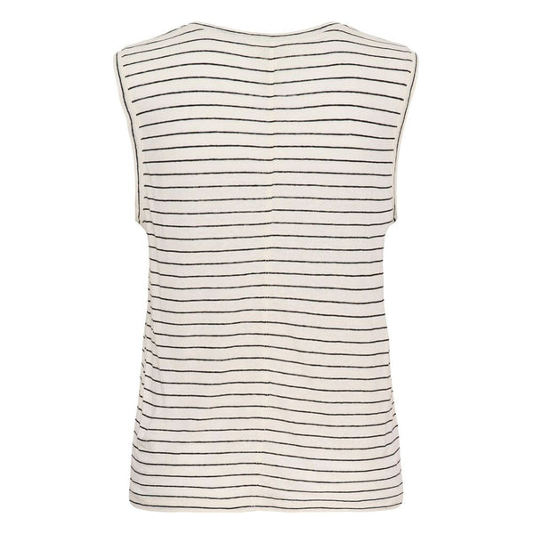 Part Two Ladies Brianie Top - Black Stripe