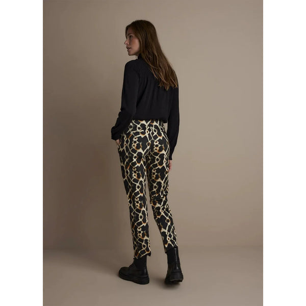 Summum Woman Ladies Fitted Trousers with Print