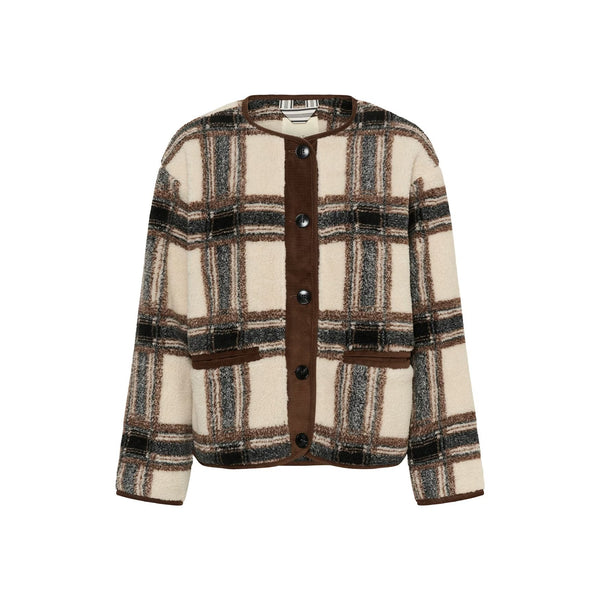 Part Two Ysabell Ladies Teddy Jacket - Brown