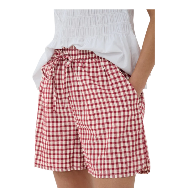 Part Two Ladies Bigi Shorts - Burnt Russet Check