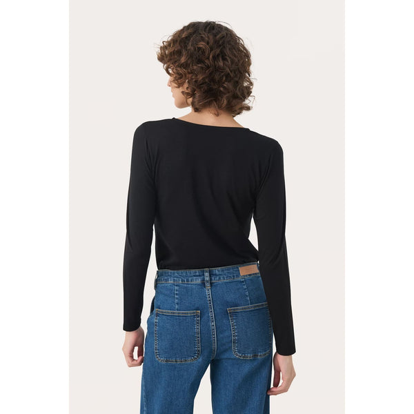 Part Two Ladies Nemajas T-Shirt - Dark Navy