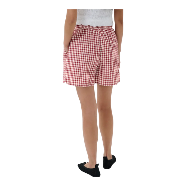 Part Two Ladies Bigi Shorts - Burnt Russet Check
