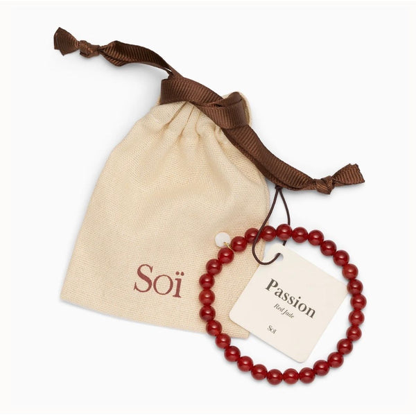 Soï Copenhagen Essentials Bracelet- Red Jade