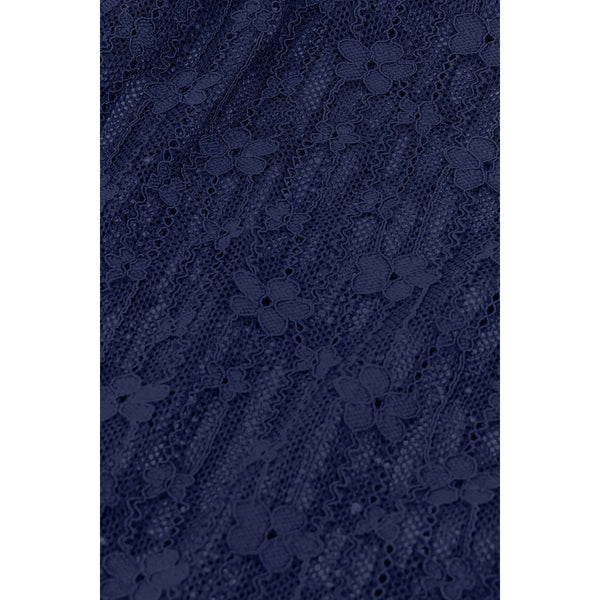 Fabienne Chapot Ladies Lacey Top - Marine Blue