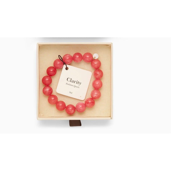 Soi Ladies Chunky Stretch Bracelet - Redstone Quartz