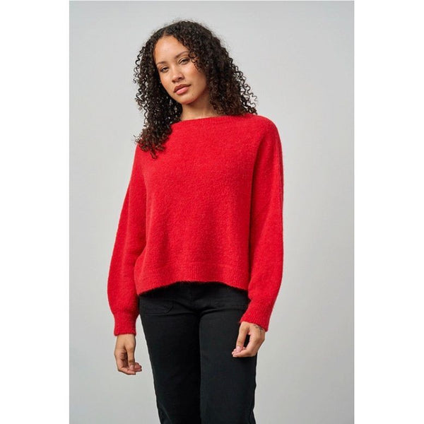 Luella Bettina Short Alpaca Jumper In Red