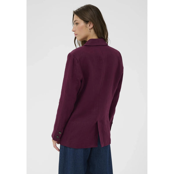Part Two Ladies Nyan Linen Blazer - Fig