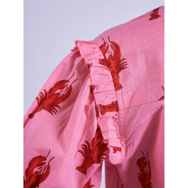 New Day Originals Ladies 'Beo' Blouse In Lone Lobster