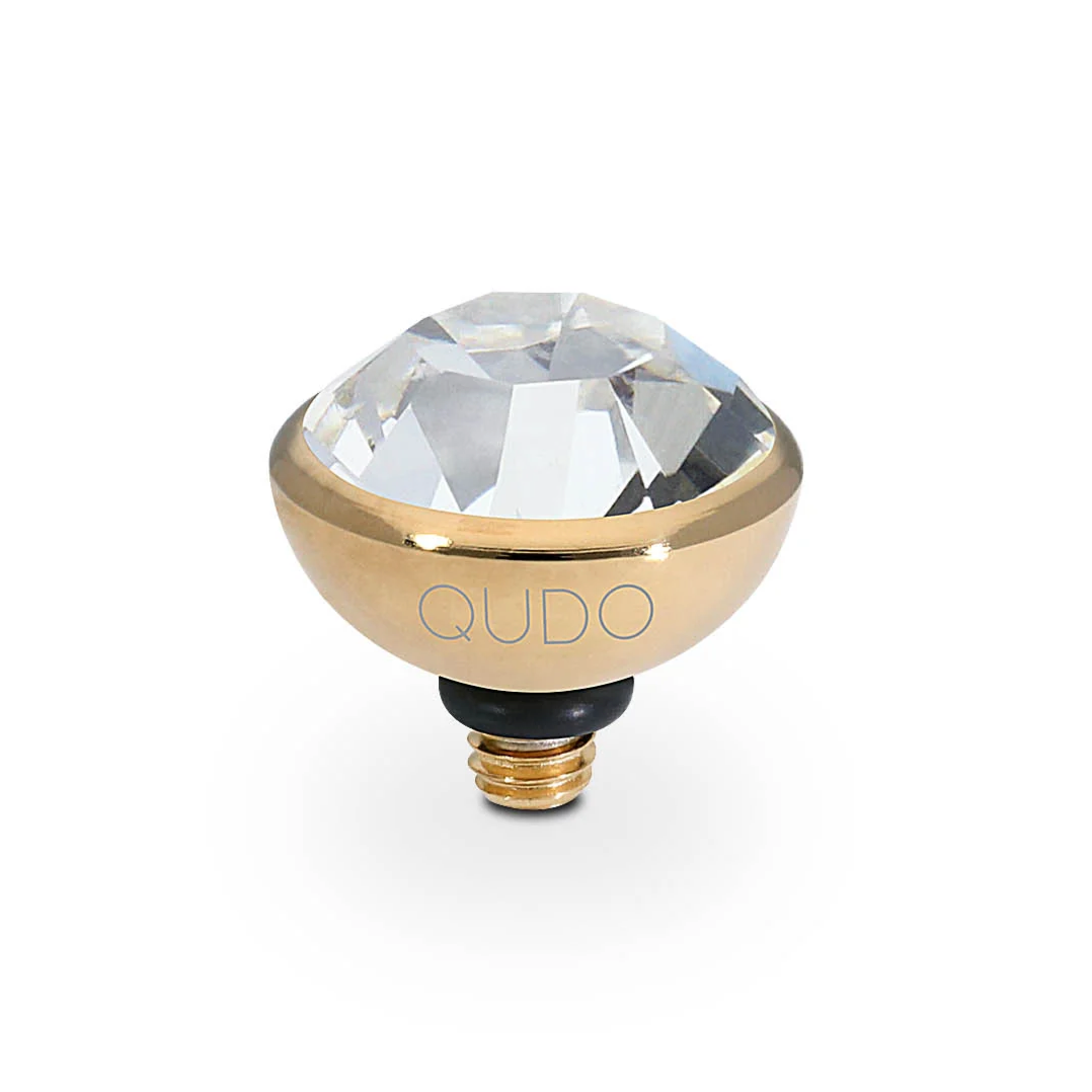 Qudo Ladies Buttone Topper 10mm - Gold