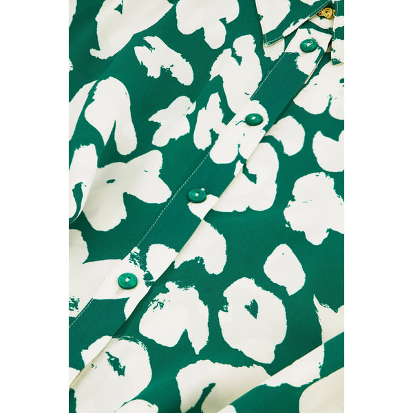 Fabienne Chapot Ladies Coco Blouse - Evergreen/Cosy White
