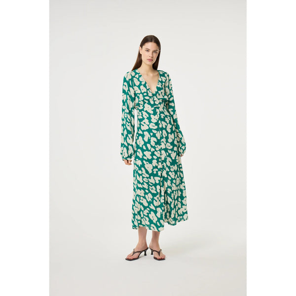 Fabienne Chapot Ladies Ana Dress - Evergreen/Cosy White