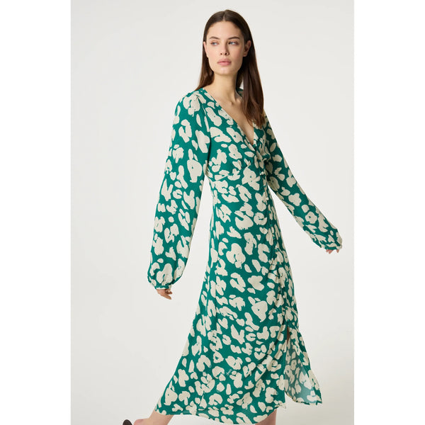 Fabienne Chapot Ladies Ana Dress - Evergreen/Cosy White