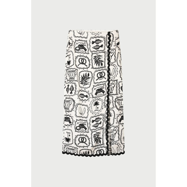 Fabienne Chapot Ladies Tila Skirt -  Cosy White/Black