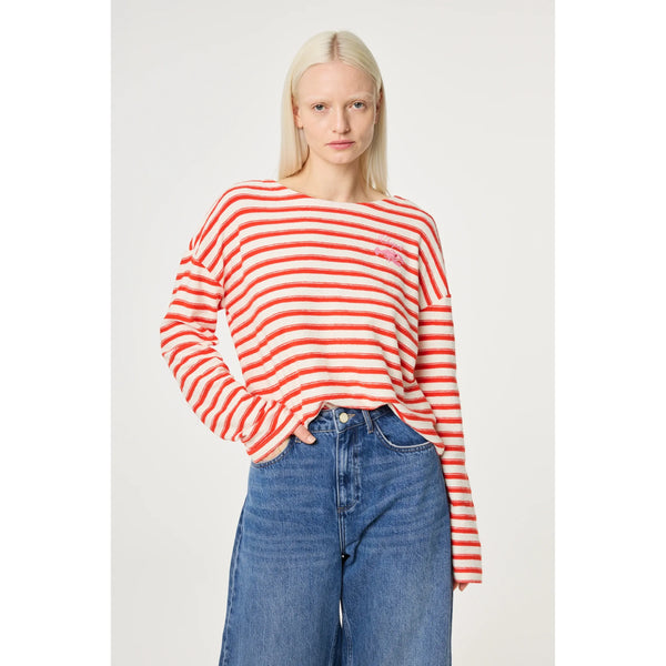 Fabienne Chapot Ladies Celina Top - White/Tangerine Tango