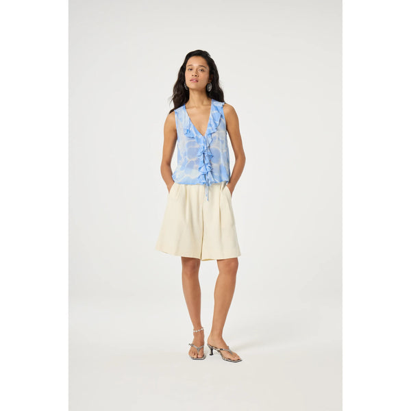 Fabienne Chapot Ladies Brittany Top - Light Blue/Crispy White