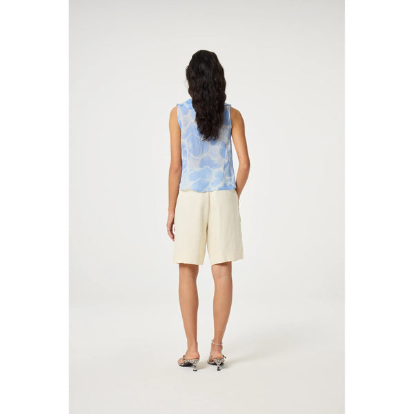 Fabienne Chapot Ladies Brittany Top - Light Blue/Crispy White