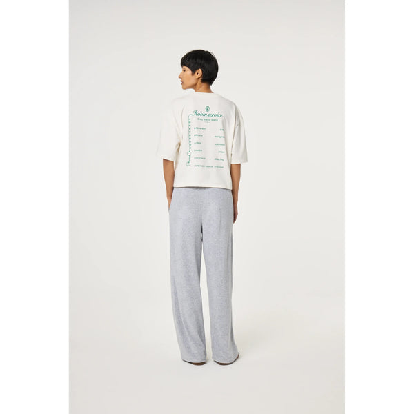 Fabiene Chapot Ladies Benja T-shirt - Cosy white/Green