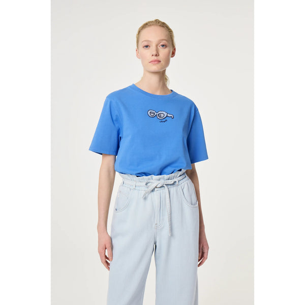 Fabienne Chapot Ladies Pearl T-shirt - Marina Blue