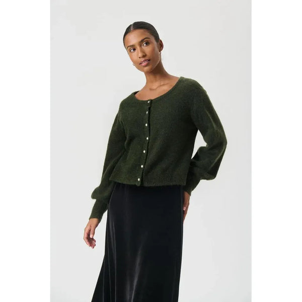 Part Two Ladies Ulja Cardigan - Rosin Green
