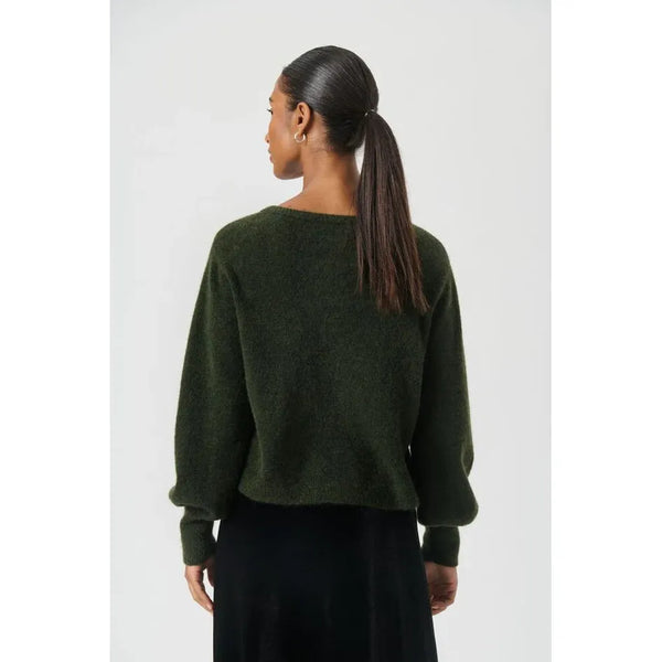 Part Two Ladies Ulja Cardigan - Rosin Green