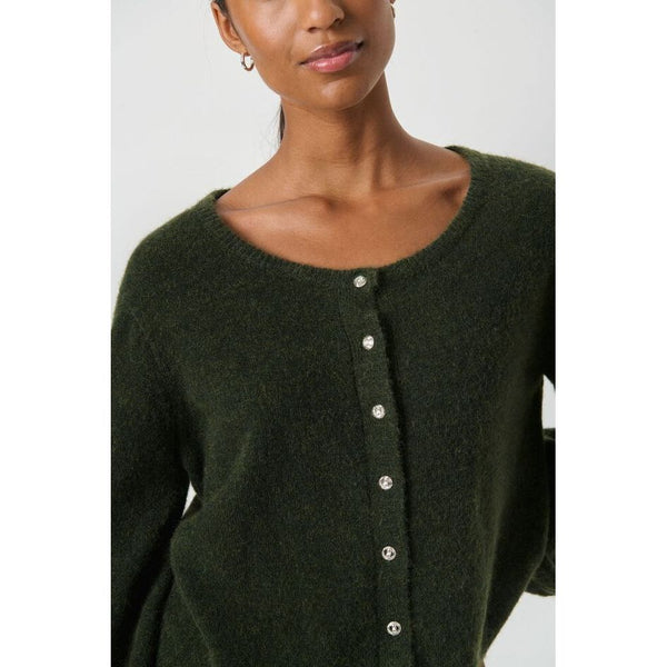 Part Two Ladies Ulja Cardigan - Rosin Green