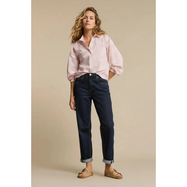 Red Button -SRB5032- Caitlina Side Patch Dark Stone Jeans L29