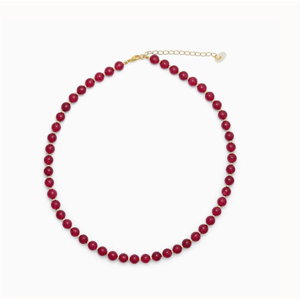 Soï Copenhagen Hailey Necklace - Red Jade
