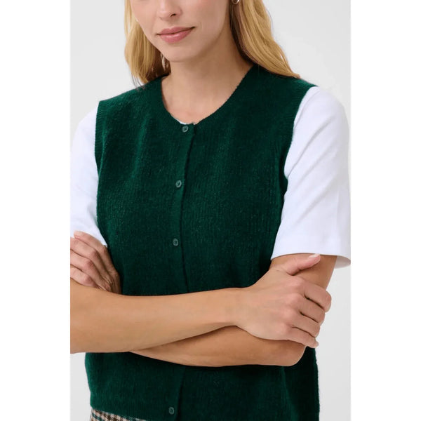 Part Two Ladies Pimira Waistcoat - Sea Moss