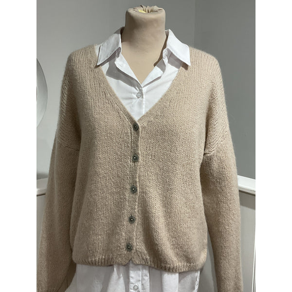 Ellie and Bea Ladies v-neck mohair Cardigan
