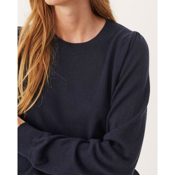 Part Two Ladies Evina Cashmere Sweater - Dark Navy