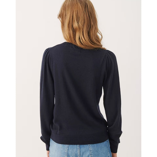 Part Two Ladies Evina Cashmere Sweater - Dark Navy