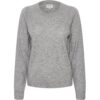 Part Two Ladies Evina Cashmere Sweater - Grey Melange